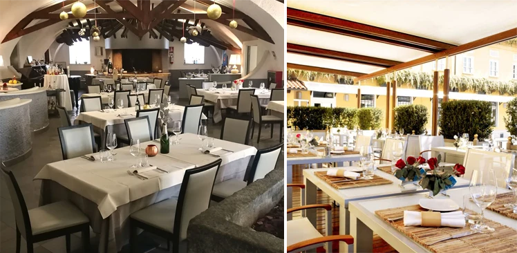 Ristorante con terrazza estiva